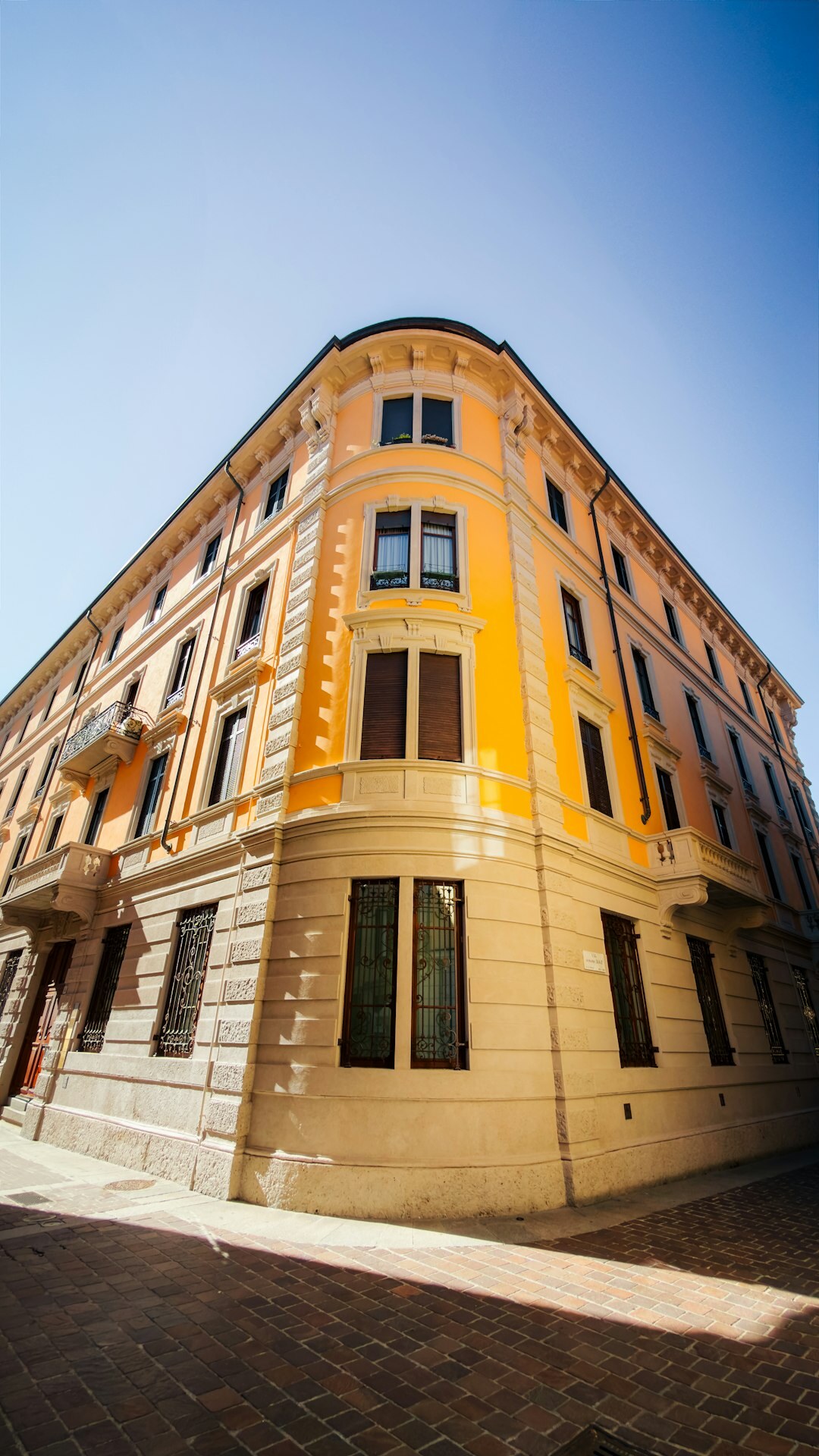 Modern office building exterior in a European city